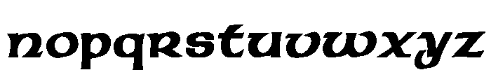 AmericanUncial Regular Font LOWERCASE
