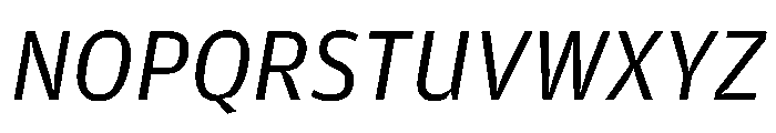 Amplitude Book Italic Font UPPERCASE