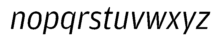 Amplitude Book Italic Font LOWERCASE