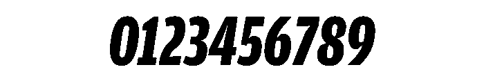 Amplitude Compressed Black Italic Font OTHER CHARS