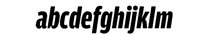 Amplitude Compressed Black Italic FONT