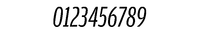 Amplitude Compressed Book Italic Font OTHER CHARS