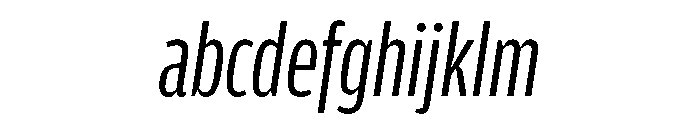 Amplitude Compressed Book Italic FONT