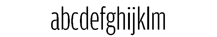 Amplitude Compressed Light FONT