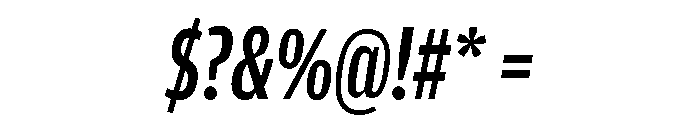 Amplitude Compressed Medium Italic Font OTHER CHARS