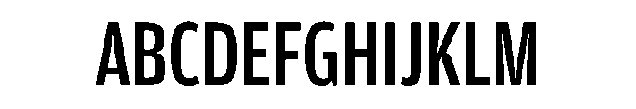 Amplitude Compressed Medium Font UPPERCASE