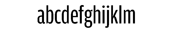 Amplitude Compressed Regular FONT