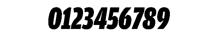Amplitude Compressed Ultra Italic Font OTHER CHARS