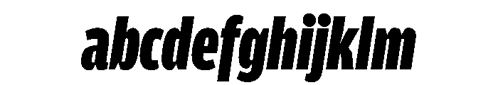 Amplitude Compressed Ultra Italic FONT