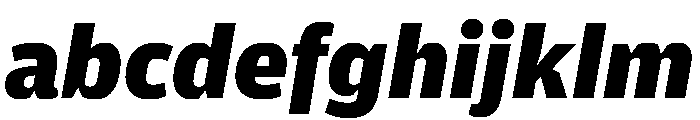 Amplitude Wide Black Italic FONT