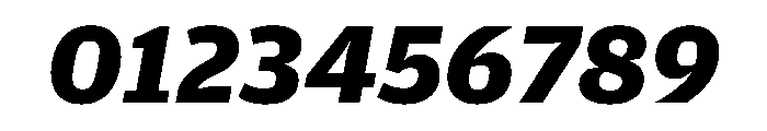 Amplitude Wide Bold Italic Font OTHER CHARS