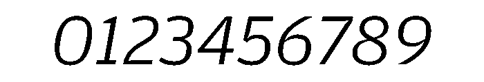 Amplitude Wide Light Italic Font OTHER CHARS