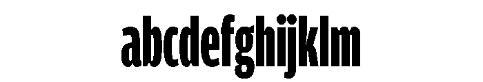 Amplitude X Compressed Black FONT