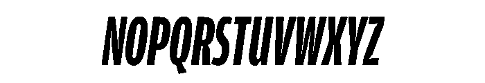 Amplitude X Compressed Bold Italic Font UPPERCASE