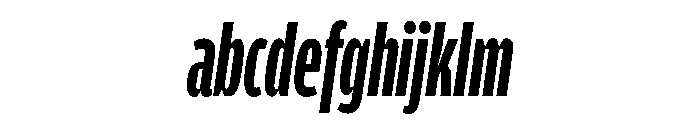 Amplitude X Compressed Bold Italic FONT