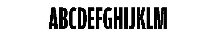 Amplitude X Compressed Bold Font UPPERCASE