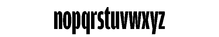 Amplitude X Compressed Bold Font LOWERCASE