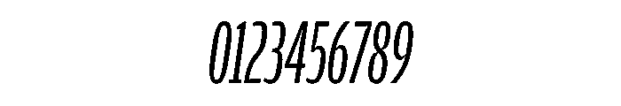Amplitude X Compressed Book Italic Font OTHER CHARS