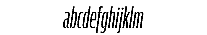 Amplitude X Compressed Book Italic FONT