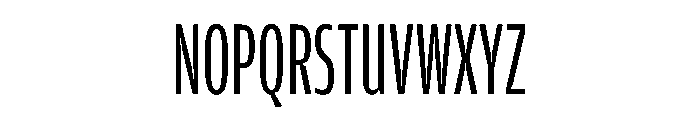 Amplitude X Compressed Book Font UPPERCASE