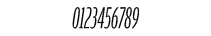 Amplitude X Compressed Light Italic Font OTHER CHARS