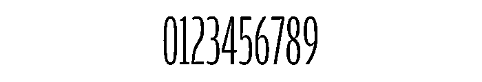 Amplitude X Compressed Light Font OTHER CHARS