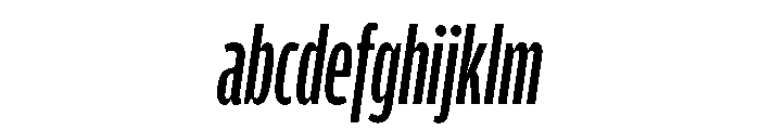 Amplitude X Compressed Medium Italic FONT
