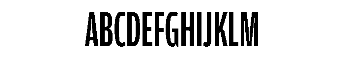 Amplitude X Compressed Medium Font UPPERCASE