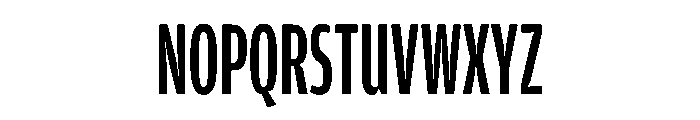 Amplitude X Compressed Medium Font UPPERCASE