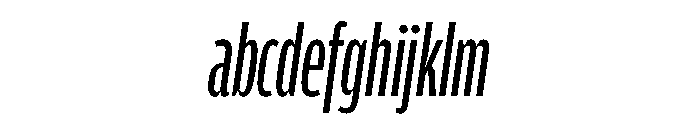 Amplitude X Compressed Regular Italic FONT