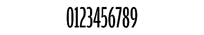Amplitude X Compressed Regular Font OTHER CHARS