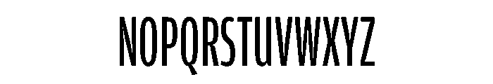Amplitude X Compressed Regular Font UPPERCASE