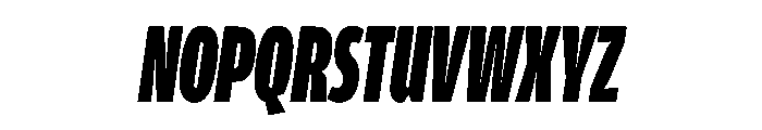 Amplitude X Compressed Ultra Italic Font UPPERCASE