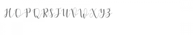 Amelisa Script Font UPPERCASE