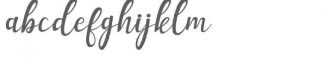 Amellia Font LOWERCASE