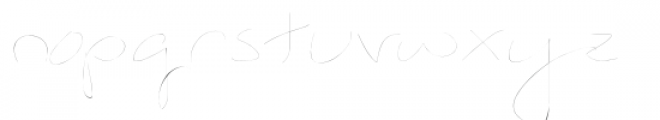 Amy Lou Sketch Font LOWERCASE