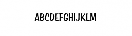 Amber Regular Font UPPERCASE