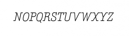 Aminta Complete Regular Italic Font UPPERCASE