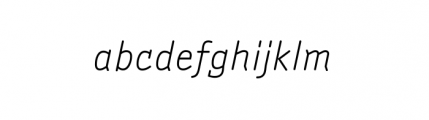 Aminta Complete Regular Italic Font LOWERCASE