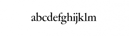 Amsterdamer Garamont Medium Font LOWERCASE