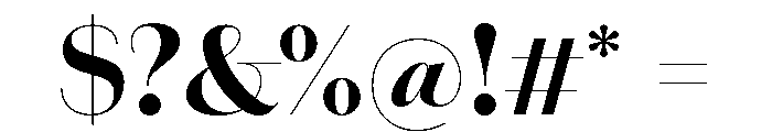 Amandine Bold Font OTHER CHARS