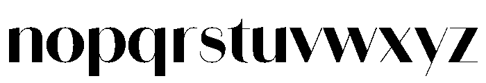 Amandine Bold Font LOWERCASE