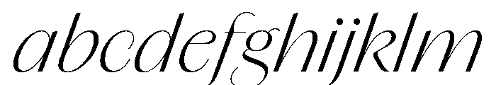 Amandine Italic FONT