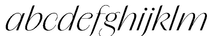 Amandine Light Italic FONT