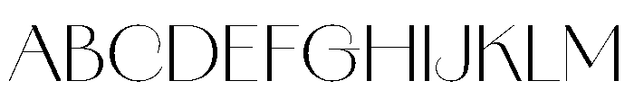 Amandine Light Font UPPERCASE