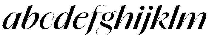 Amandine Medium Italic FONT