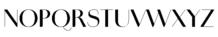 Amandine Medium Font UPPERCASE