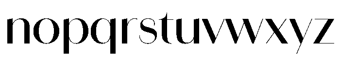 Amandine Medium Font LOWERCASE