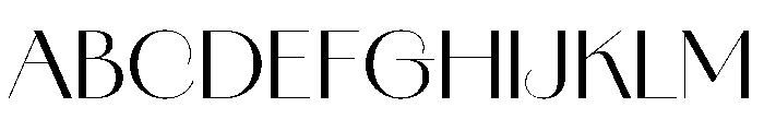 Amandine Regular Font UPPERCASE