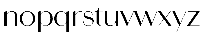 Amandine Regular Font LOWERCASE